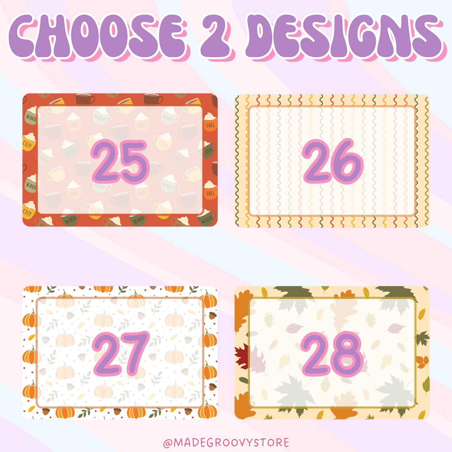 2-PC Magnetic Notepads w/ Dry Erase Marker (CHOOSE YOUR OWN)