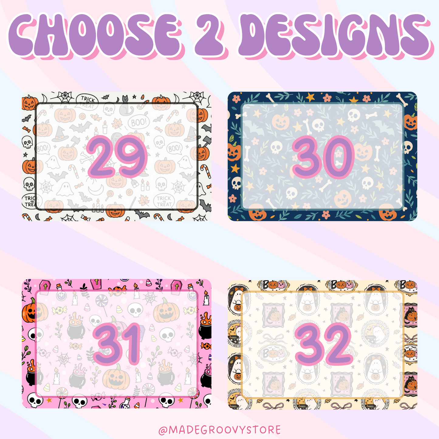 2-PC Magnetic Notepads w/ Dry Erase Marker (CHOOSE YOUR OWN)
