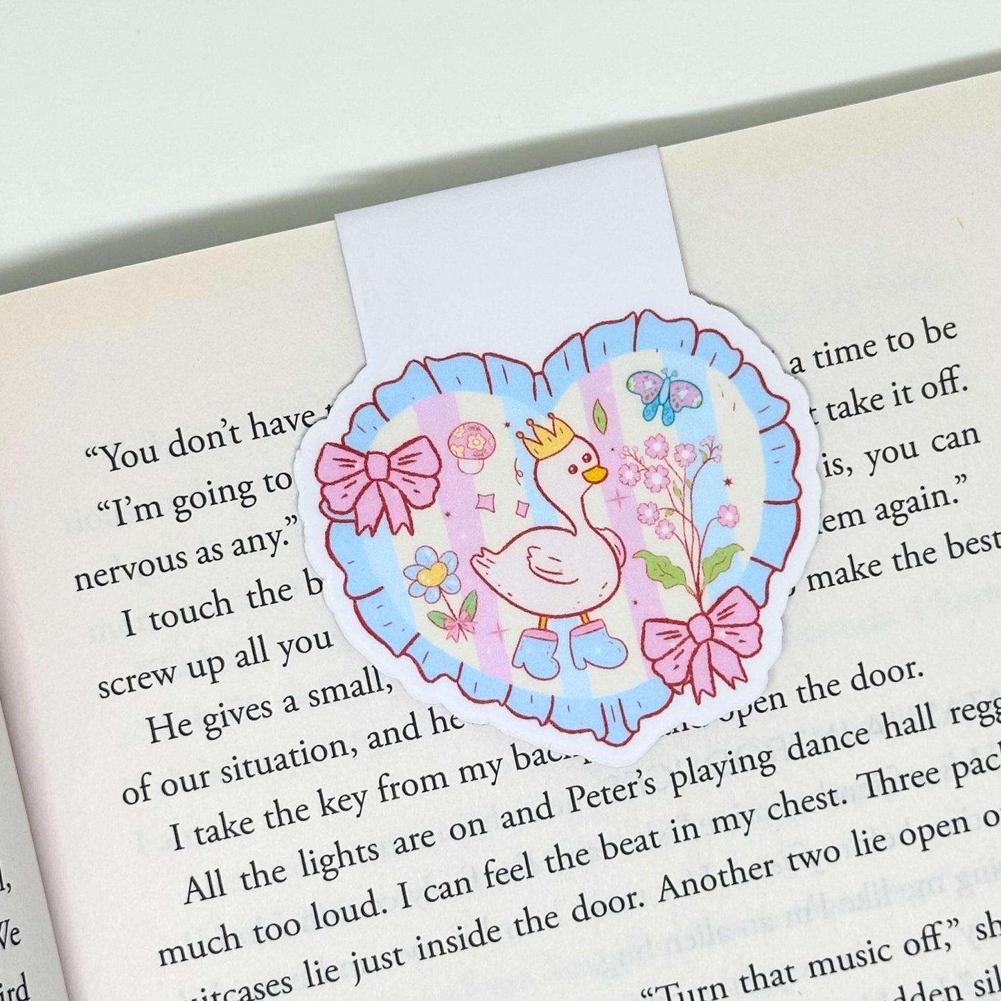 Diva Coquette Silly Goose Magnetic Bookmark Double Sided Reading Gifts Book Lovers