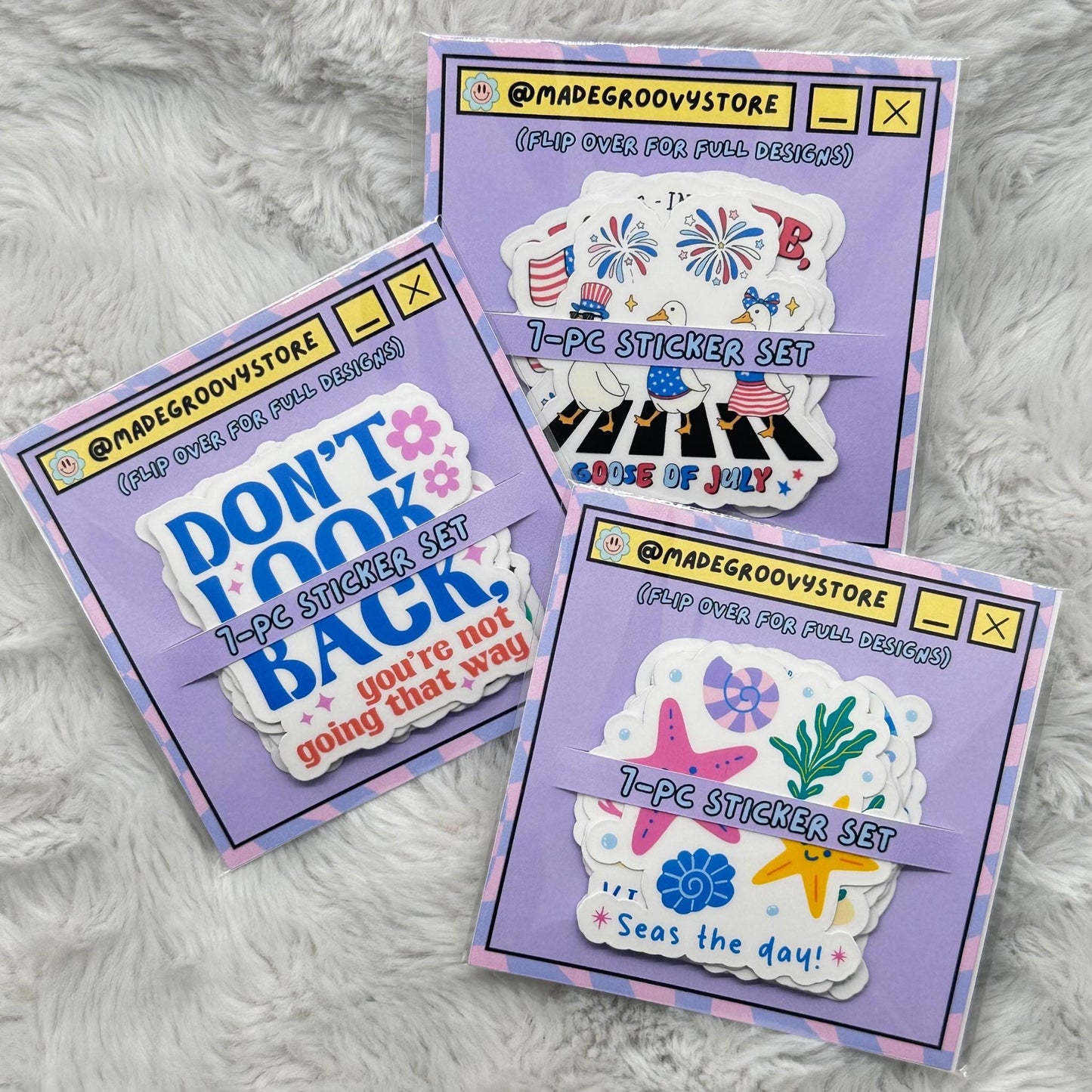 Focus On The Now Retro Sticker Pack