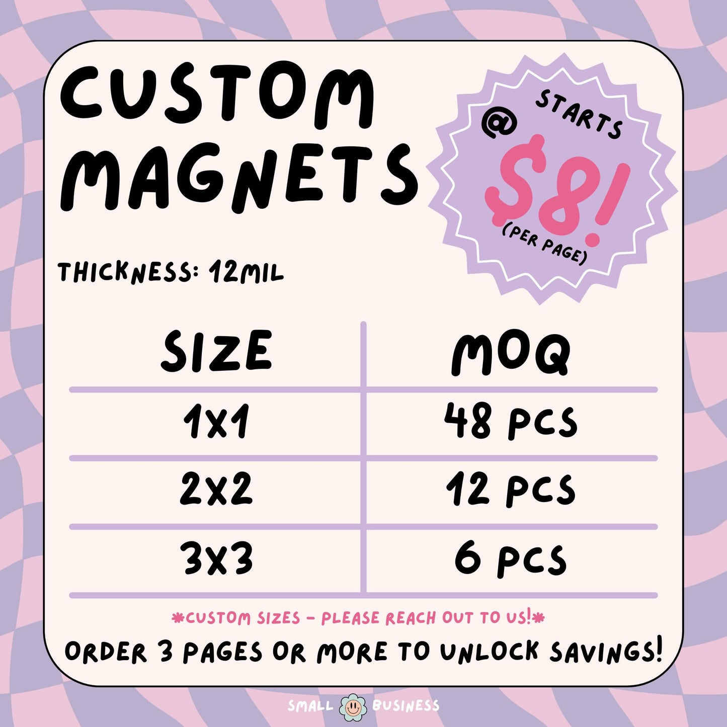 Custom Die Cut Magnets