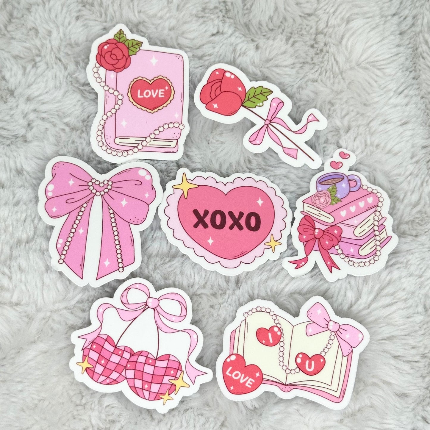 Romantic Coquette Bookish Sticker Pack