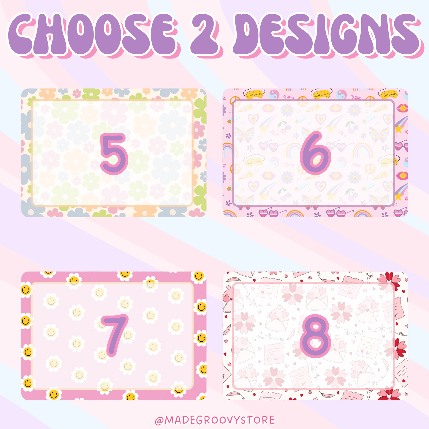 2-PC Magnetic Notepads w/ Dry Erase Marker (CHOOSE YOUR OWN)