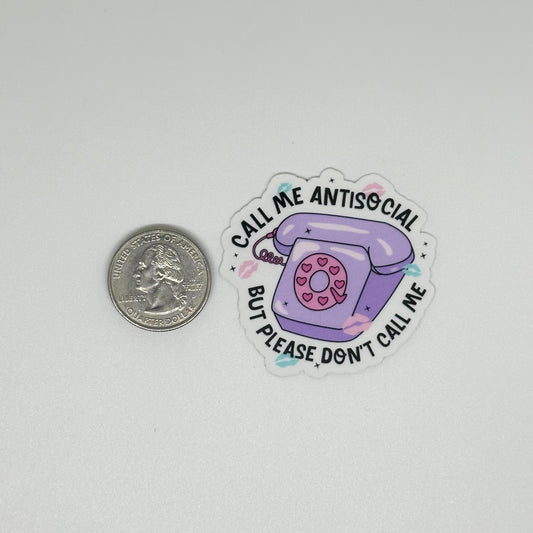 Antisocial Introvert Mental Health Sticker Pack