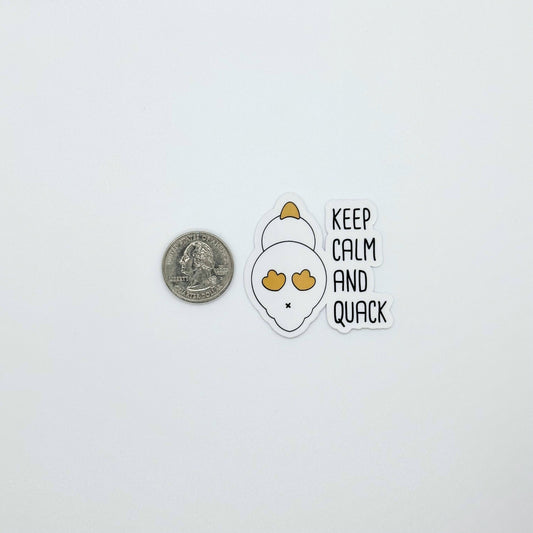 Funny Aggressive Duck Puns Sticker Pack