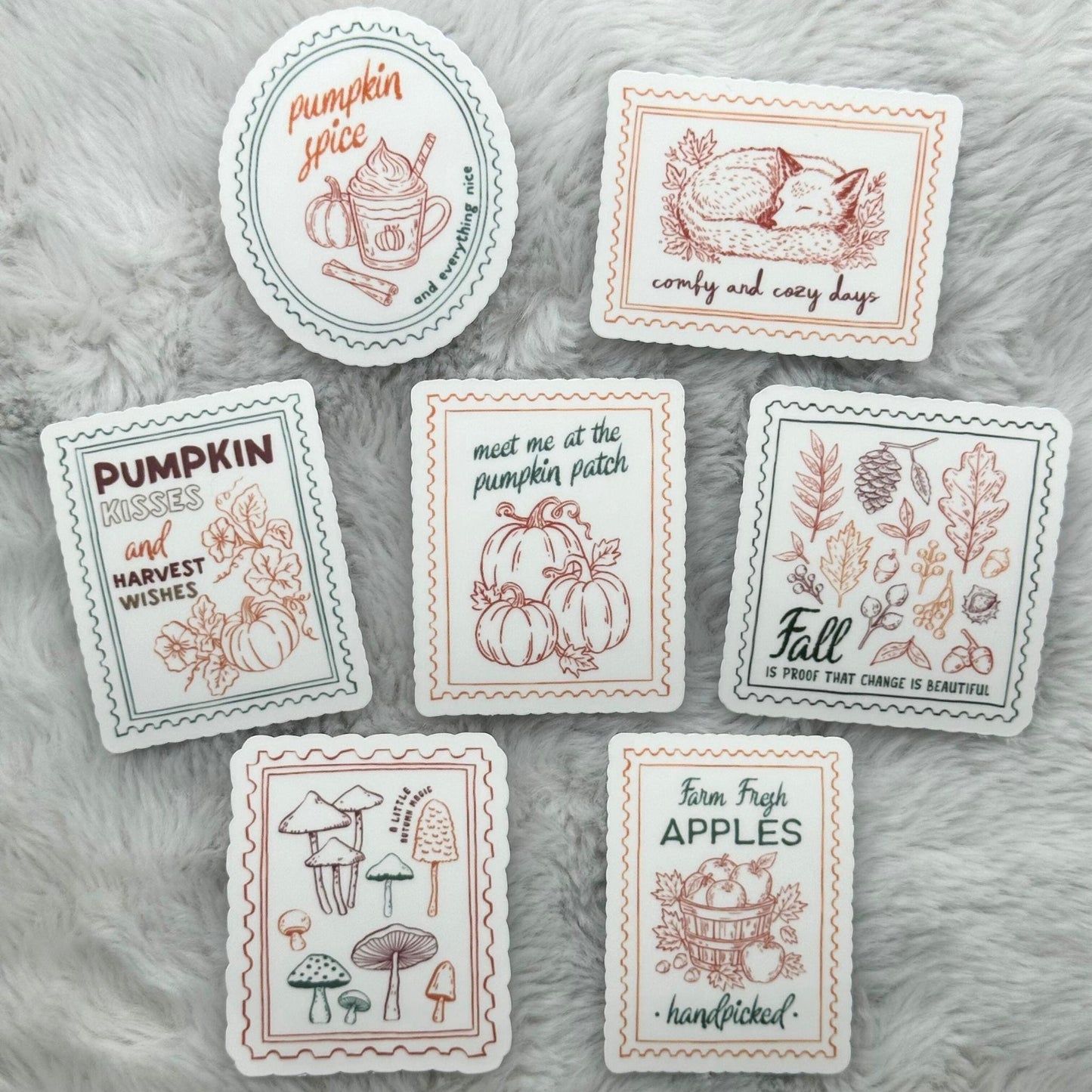 Cozy Fall Stamps Sticker Pack