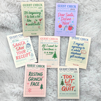 Christmas Guest Check Sticker Pack