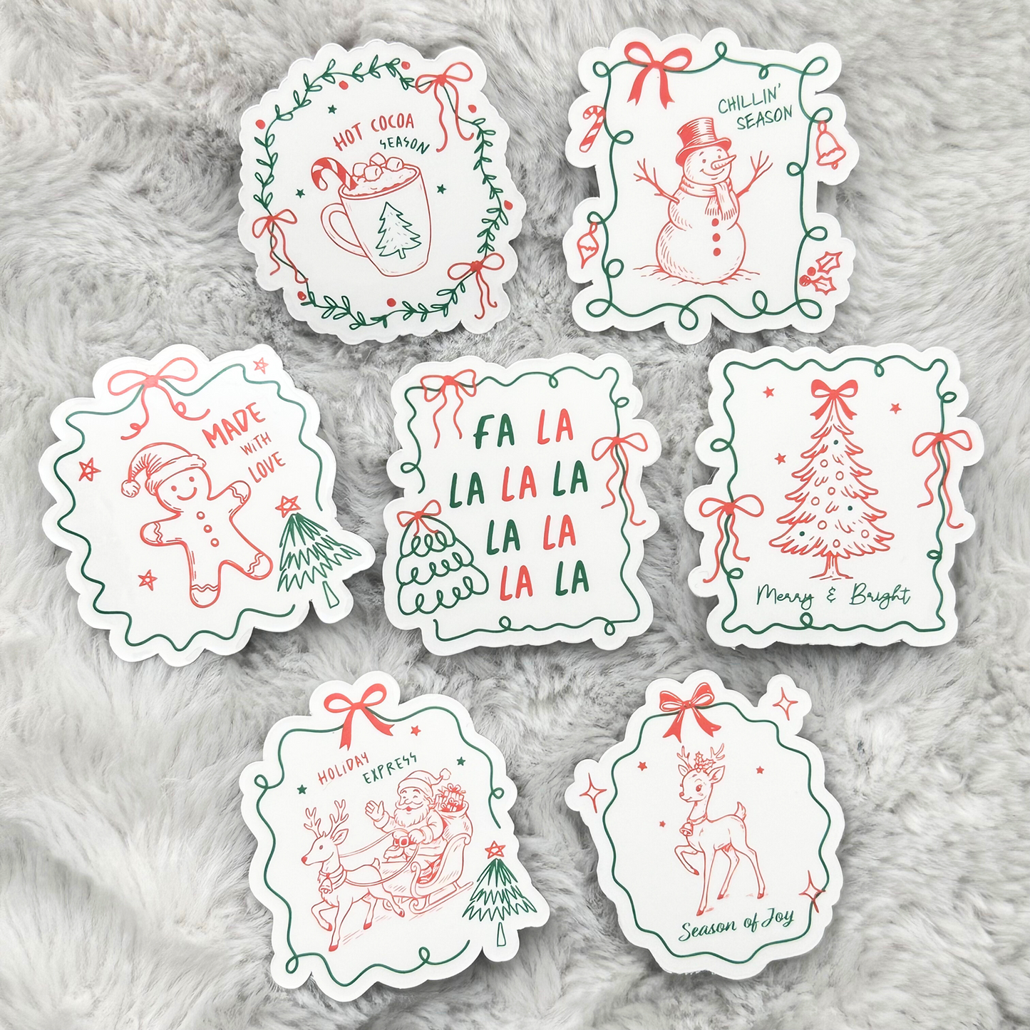 Christmas Minimalist Cozy Sticker Pack