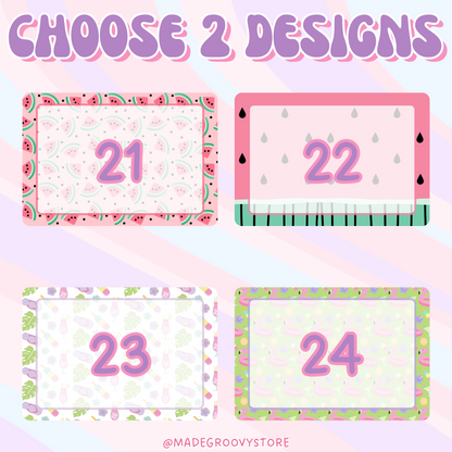 2-PC Magnetic Notepads w/ Dry Erase Marker (CHOOSE YOUR OWN)