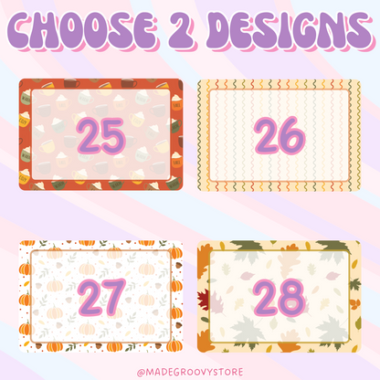 2-PC Magnetic Notepads w/ Dry Erase Marker (CHOOSE YOUR OWN)
