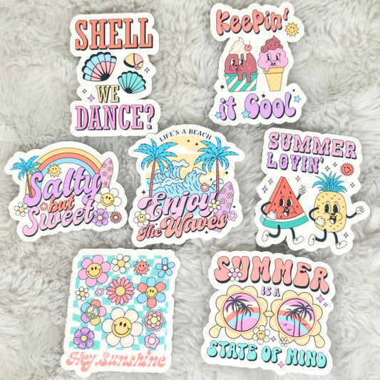 Retro Summer Lovin' Sticker Pack