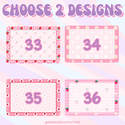 2-PC Magnetic Notepads w/ Dry Erase Marker (CHOOSE YOUR OWN)