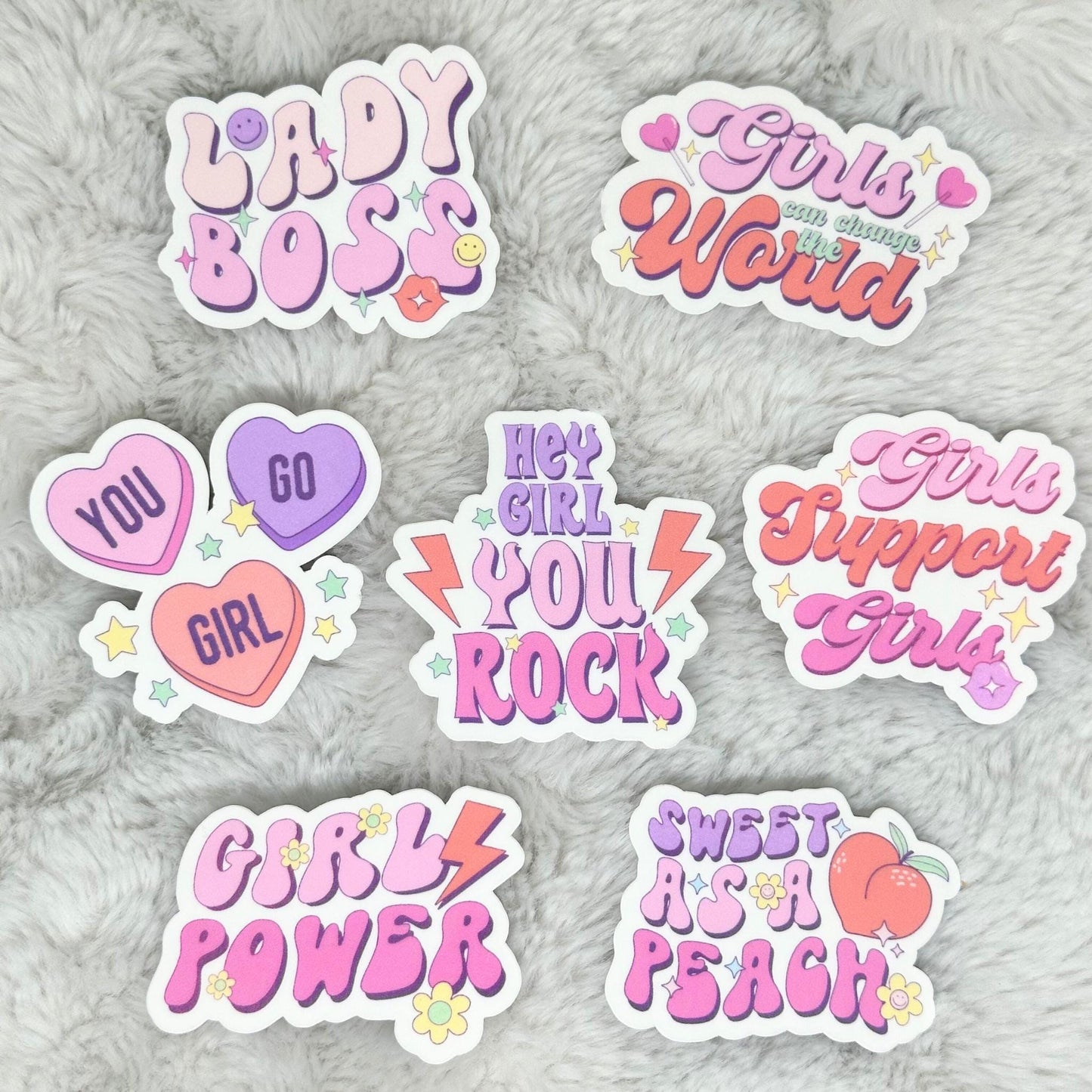 You Go Girl Mental Health Sticker Pack