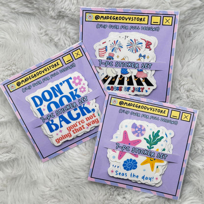 Focus On The Now Retro Sticker Pack