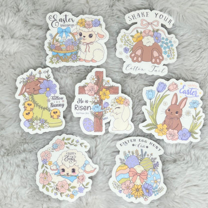 Vintage Floral Easter Sticker Pack