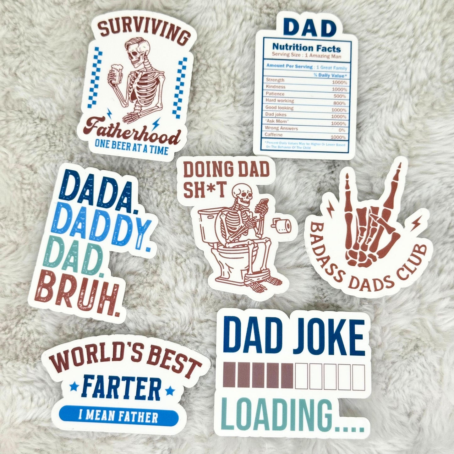 Funny Father's Day Sticker Pack