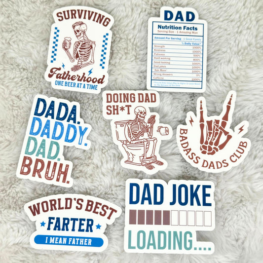 Funny Father's Day Sticker Pack