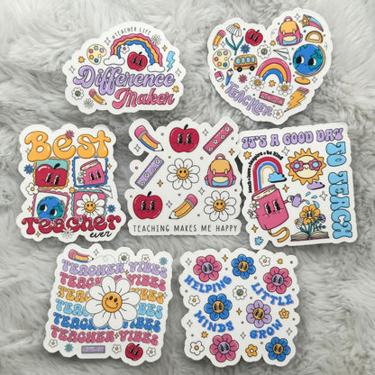 Teacher Vibes Sticker Pack