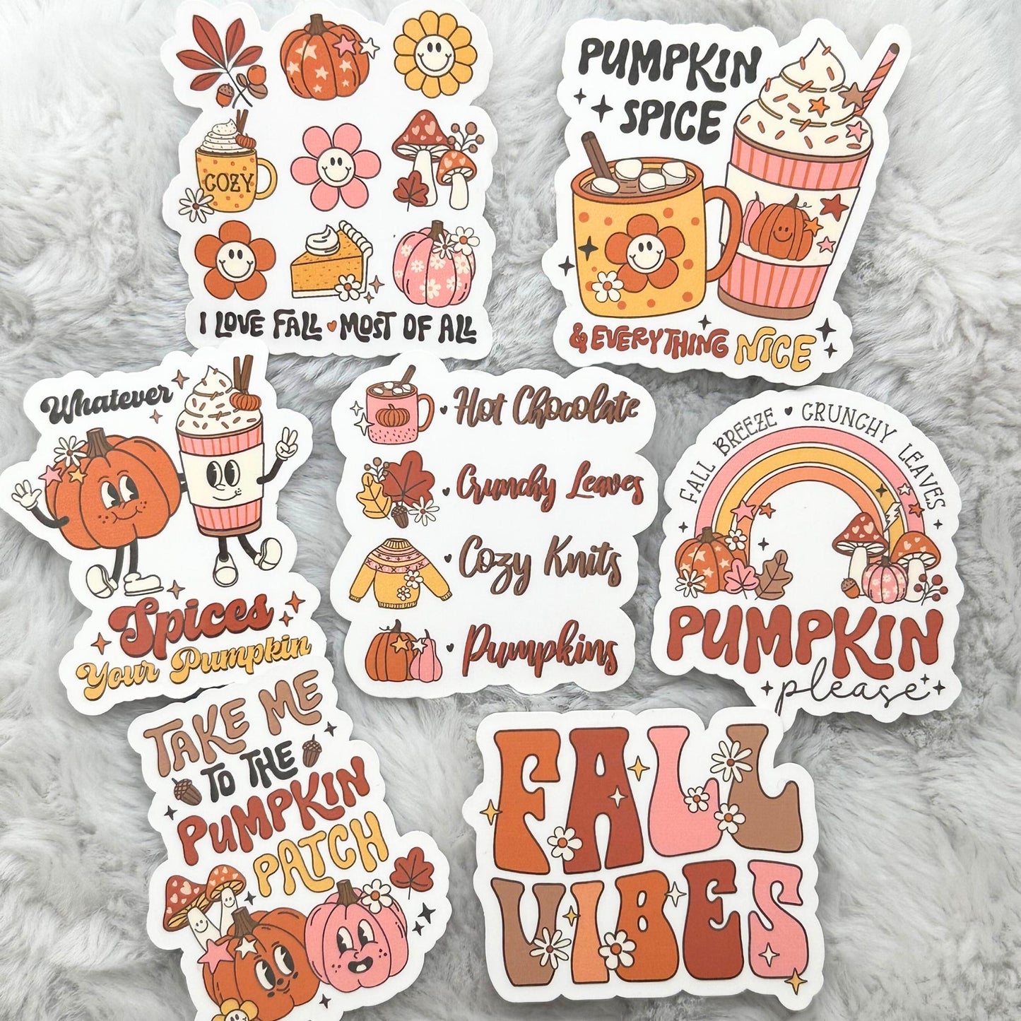 Pumpkin Please Fall Sticker Pack