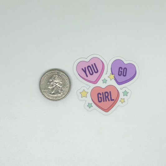 You Go Girl Mental Health Sticker Pack