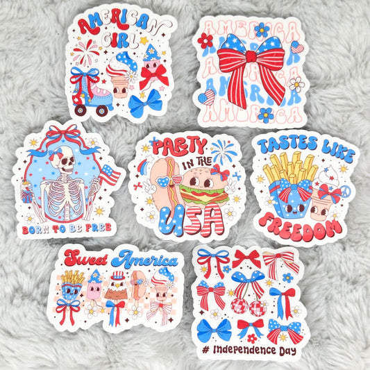 Sweet America 4th of July Sticker Pack