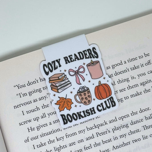 Cozy Readers Bookish Club Magnetic Bookmark