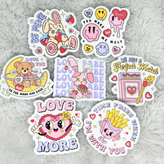 Love More Valentine's Sticker Pack
