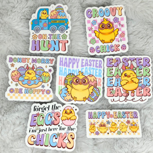 Groovy Chick Easter Sticker Pack