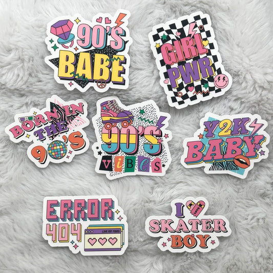 90s Babe Nostalgic Sticker Pack