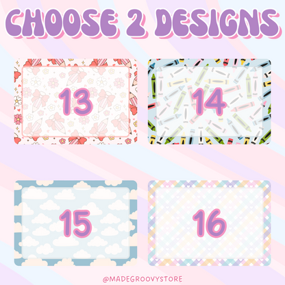 2-PC Magnetic Notepads w/ Dry Erase Marker (CHOOSE YOUR OWN)