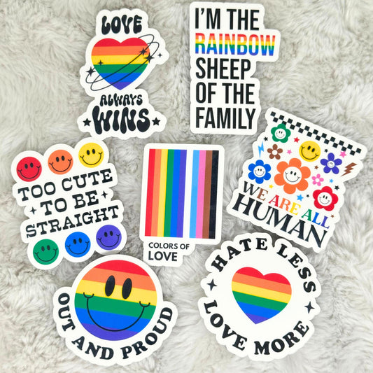 Pride Love Always Wins Sticker Pack