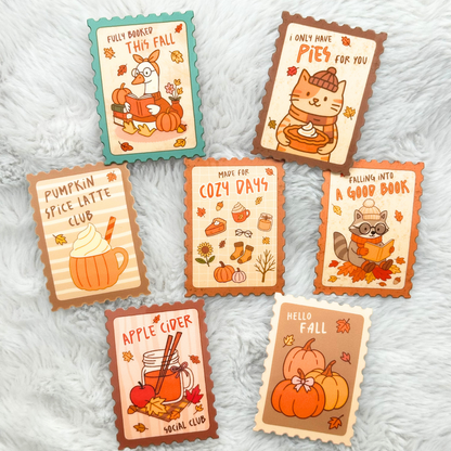 Fall Vibes Stamps Sticker Pack