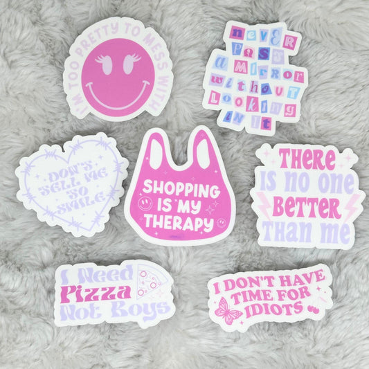 Sassy 90's Girl Sticker Pack