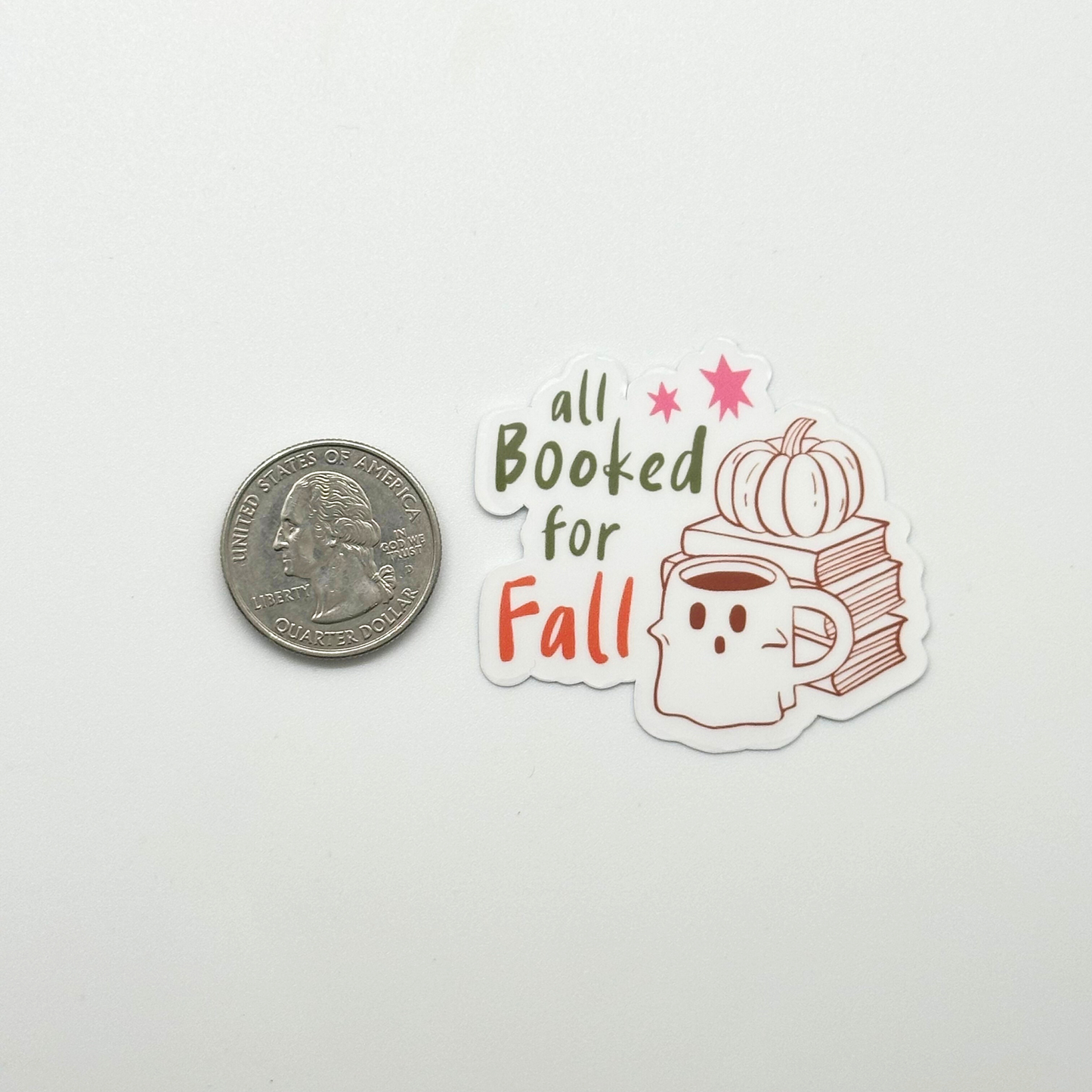 All Booked For Fall Sticker Pack