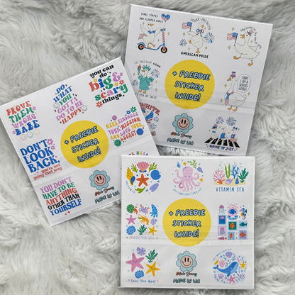 Cute Ghosts Halloween Sticker Pack