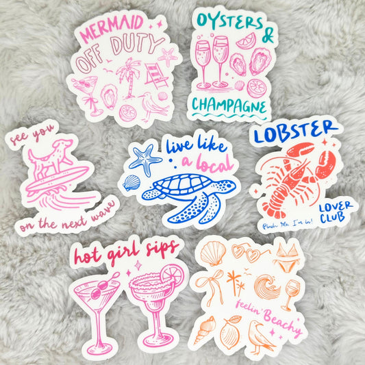 Feeling Beachy Summer Sticker Pack