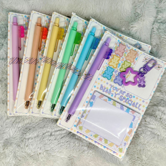 Gummy Bear Themed Stationery Set
