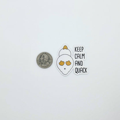 Funny Aggressive Duck Puns Sticker Pack