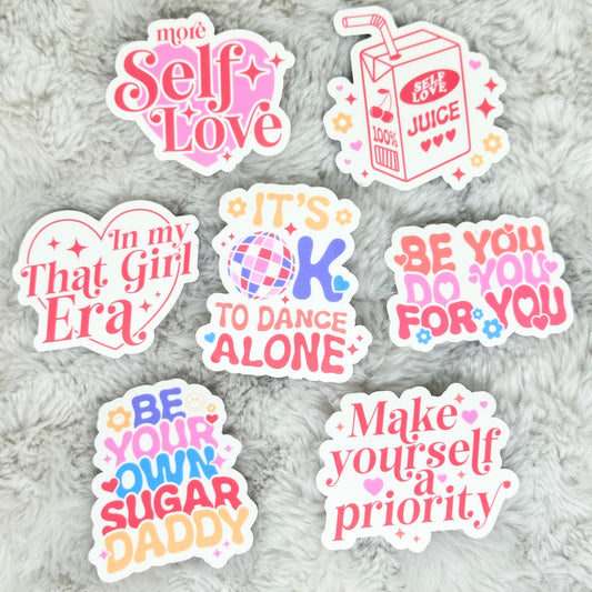 In My That Girl Era Mental Health Sticker Pack
