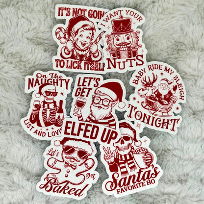 Naughty Christmas Sticker Pack
