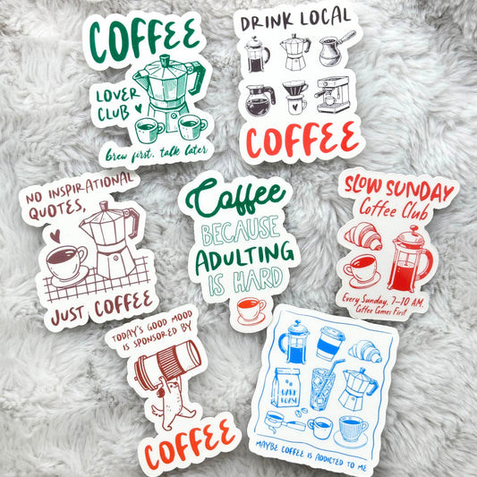 Coffee Lover Sticker Pack
