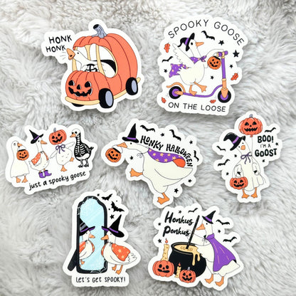 Spooky Goose Halloween Sticker Pack