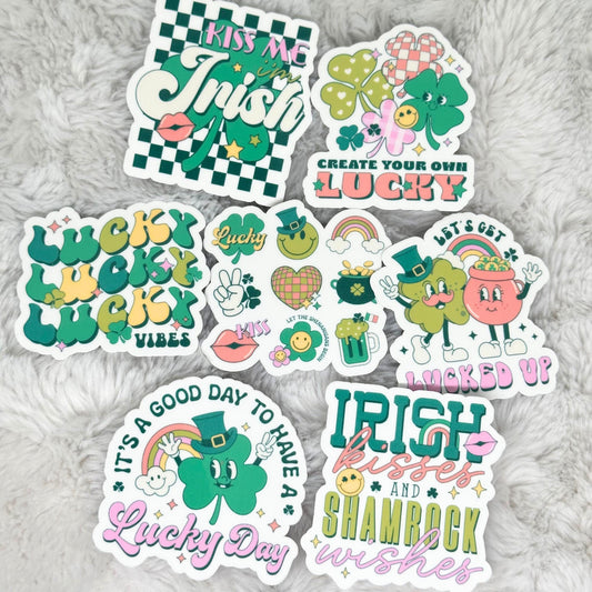 Lucky vibes St Patrick's Day Sticker Pack