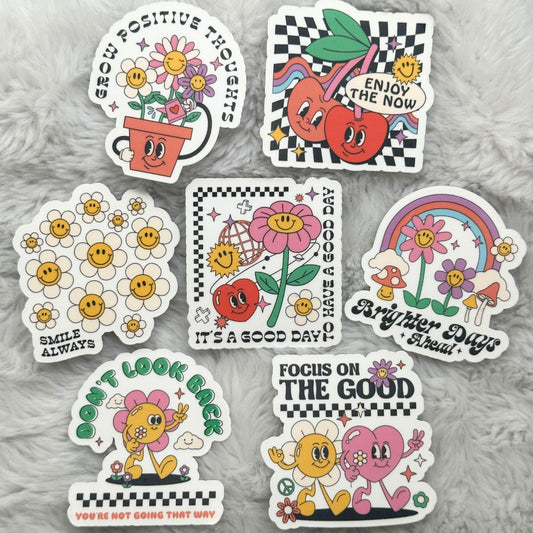 Focus On The Now Retro Sticker Pack